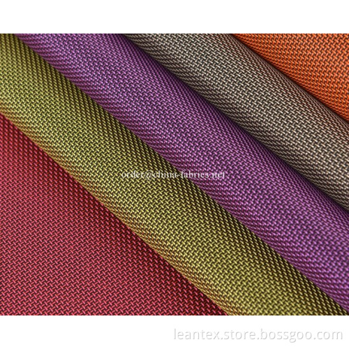 Polyester two tone Jacquard cross oxford fabric for bag